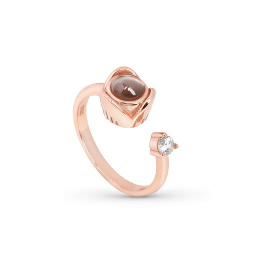 Rose Gold Photo Ring